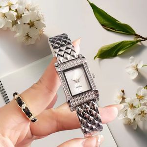 Diamond Ladies Quartz <b>Watch</b> Round Dial 40mm Crocodile Strap Alloy Case Luxury Fashion Elegant <b>Watch</b> - Product Image 1