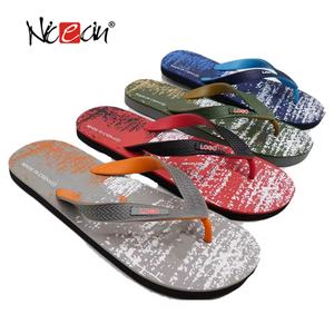 Sandalias de Hombre de Alta Calidad, Tipo Chanclas, con Suela de EVA Suave, Diseño Desgastado, Antideslizantes, Casuales, para Playa, Verano, Marca Personalizada - Product Image 1