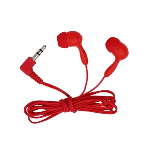 Fabricant professionnel écouteur de compagnie aérienne personnalisé 3.5mm filaire antibruit casque d'aviation casque de compagnie aérienne écouteur - Product Image 1