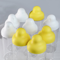 Bouteille en plastique PET pour miel, nouveau style, prix d'usine, vente en gros, 300 ml, 360 ml, avec bouchons, bouteilles alimentaires transparentes pour le conditionnement de confiture et de sirop