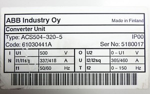 ACS5043205 61030441A ACS50 ซีรีส์ 365460A PLC - Product Image 5