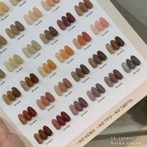 Tpo Hema Free <b>Nail</b> <b>Gel</b> New Nude 36 <b>Nail</b> Polish Glue <b>Set</b> Nude Skin Tone Uv <b>Nail</b> <b>Gel</b> Delivery Display Board - Product Image 2