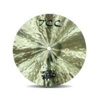 Cymbales à main professionnelles Tongxiang TCC B25 B20 en bronze 8''10''12'' Splash pour batterie