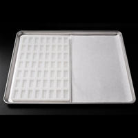 Moule en silicone pour la production de bonbons gélifiés Bold Platinum Supplement, 56 cavités, pour tablettes de bonbons à briser, grande plaque demi-format