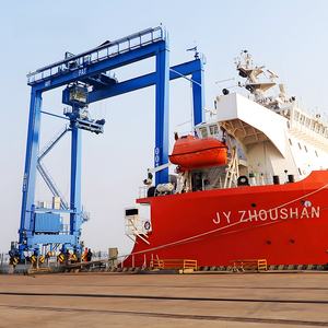 Carga pesada 35T/40T/50T/70T/100T Contenedor de neumáticos de goma RTG Grúa de pórtico para terminales de puerto de carga a granel - Product Image 4