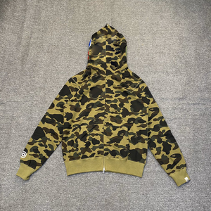 Áo hoodie cá mập Bapees 2025 dành cho nam, in logo tùy chỉnh, khóa kéo toàn thân, chất liệu cotton polyester, họa tiết rằn ri, áo hoodie nam Bapees in hình - Product Image 4