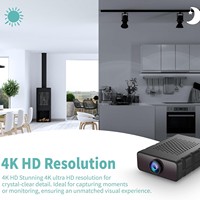 Caméra XD sans fil grand angle L28 HD 4K 5MP à vision nocturne, détection de mouvement et alarme, compatible, best-seller transfrontalier