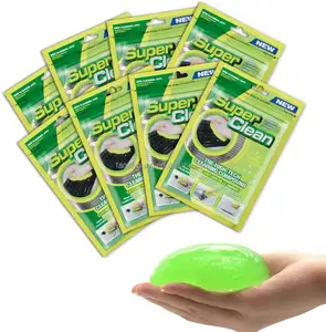 80g Super Clean Auto Car Cleaning Pad Glue Powder Cleaner Magic Cleaner Dust Remover Gel Home Computer Keyboard Clean Tool