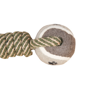 Hemp Rope <b>Dumbbells</b> Dog Chew Toys 21x6cm Durable Pet Chew Toy For Self-Entertainment - Product Image 3