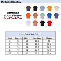 T-shirt en coton technologique rafraîchissant, respirant, séchage rapide, sensation de climatisation, impression de logo personnalisé, streetwear