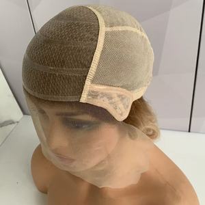 Parrucca Medica di Alta Qualità Completamente Fatta a Mano con Top in Seta Siliconica, <span class=keywords><strong>Capelli</strong></span> Umani Europei con Striscia Antiscivolo, Annodata a Mano <span class=keywords><strong>per</strong></span> Alopecia - Product Image 2
