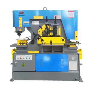 Q35 Series 110T Hole Punching Shear And Notching Sheet Metal Hydraulic Ironworker Machine SUMORE SP35Y-25