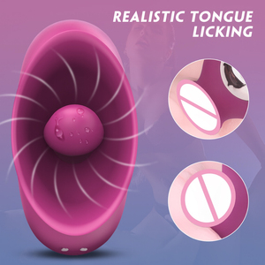 Groothandel Dubbele Stimulatie met Vibratie en Likfunctie Tong Vibrerende Likkende Clitoris Vibrator in Seksartikelen Vrouwen - Product Image 6
