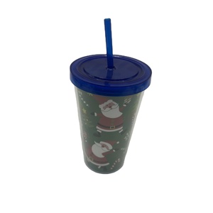 Tazza colorata Bubble Tea plastica doppia parete plastica Halloween con tazze e piattini <span class=keywords><strong>per</strong></span> <span class=keywords><strong>feste</strong></span> in paglia supporto Super mercati, <span class=keywords><strong>negozi</strong></span> di regali - Product Image 5