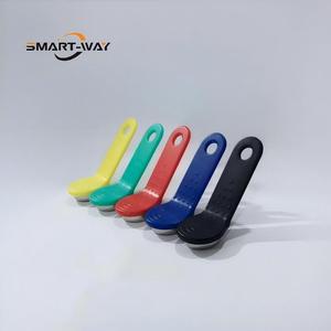 DS1990A-F5 iButton Key Fob – Stainless Steel Touch Memory <b>Card</b> with Multi-Color Holder for <b>Access</b> <b>Control</b> and GPS tracker - Product Image 1