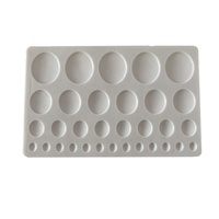 Coeur Silicone Fondant Bonbons Moule Chocolat Moule Gâteau Moules pour la Saint Valentin Mousse Gâteau Cuisson Français Dessert Brownie