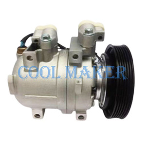 Compresseur de climatisation DKV14C pour <span class=keywords><strong>Daewoo</strong></span> <span class=keywords><strong>Musso</strong></span>/<span class=keywords><strong>Ssangyong</strong></span> Korando <span class=keywords><strong>Musso</strong></span> 6611303115 506021-2700 5060212700 6611303615 6611303110 6641202115 - Product Image 2