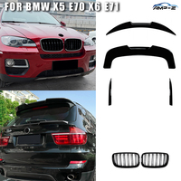 Kit de Carrocería AMP-Z para BMW X5 E70 X6 E71, Labio de Parachoques Delantero, Faldones Laterales, Alerón Trasero, Difusor Trasero, Material ABS