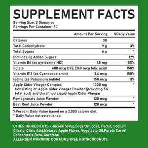 High Absorption ACV Manage Weight Antioxidant Support Gummies Food <b>Supplement</b> Apple Cider Vinegar Gummies - Product Image 2
