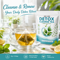 Sachets de thé détoxifiant et amincissant de 28 jours sans caféine, à base de plantes naturelles pour la santé intestinale et le soulagement de la constipation, fabricant OEM certifié ISO22000