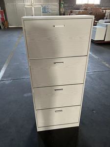 Armoire à chaussures moderne en bois avec support personnalisé 3 tiroirs rabattables Étagères à chaussures autoportantes pour la maison Armoire de rangement - Product Image 4