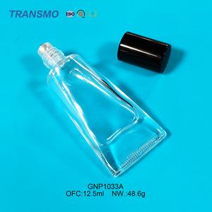 Tube de brillant à lèvres en verre écologique personnalisé avec logo, 10 ml, applicateur à bille, emballage cosmétique pour crème contour des yeux, vente en gros - Product Image 4