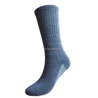 Chaussettes thermiques en laine mérinos de qualité supérieure pour l'automne, pour la marche, le vélo, la randonnée, pour hommes, antidérapantes, jetables, antibactériennes