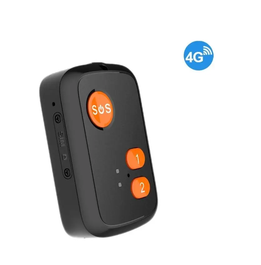Nhỏ nhất SOS GPS GSM 4 gam Tracker Sim Thẻ trẻ em người già GPS Thiết bị theo dõi