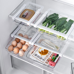 Refrigerator <b>Storage</b> Box <b>Drawer</b> Type Food Grade Airtight Kitchen Organizer For Vegetables Fruits Eggs - Product Image 4