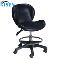 Kisen Foshan Fabrik weiß schwarz braun rosa Techniker Stuhl bling Vetusta Pediküre Spa Hocker mit Fuß stütze zu verkaufen