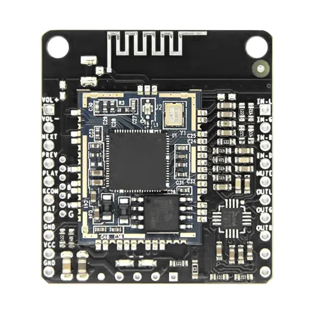 DC 12V/5V QCC3031 APTX/ATPXHD Lossless Music 5.1 Receiver Board Amplifier Module for Audio Car Amplifier Speaker