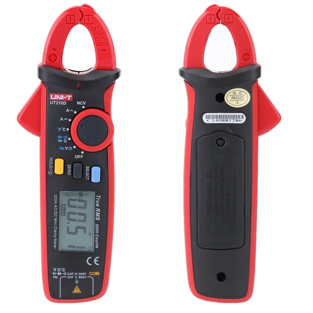 Uni-t Brand Multimeter Ac Dc Clamp Meter UT210D