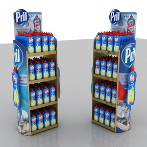 Sáng Tạo Giày Hình Giấy Hiển Thị Đứng Cho Đồ Uống Lon-Tùy Chỉnh <span class=keywords><strong>POS</strong></span> Kệ Cho Bán Lẻ Và Siêu Thị - Product Image 4