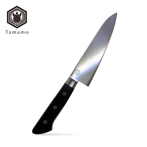 Cuchillo de Chef Japonés Marca Tamamo con Acabado Elegante y Mango de Madera, Hoja de hasta 3.9 Pulgadas de Largo, Nuevo Modelo 2026 con Refuerzo - Product Image 1