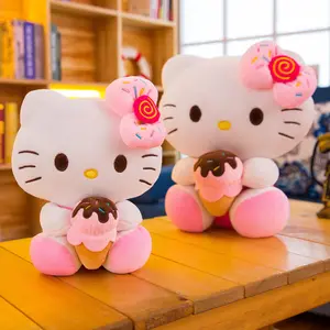 Famous Cartoon Kitty Dolls Best Selling Anime Figure Cartoon Character Plush Toys Kids Girls Gifts