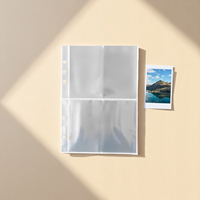 Pages de rangement pour photos en PP transparent, 100 paquets pour usage domestique