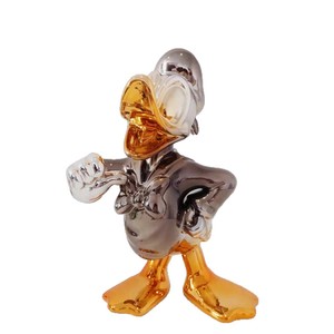 Statuetta Creativa di Paperino in Resina, Decorazione per Soggiorno e Camera da Letto, Finitura Galvanizzata, Oggetto da Collezione di Tendenza, Prodotto in Cina - Product Image 5