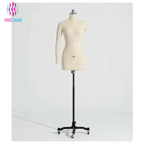 Woman Half Body Sewing Mannequin Tailors <strong>Dummy</strong> Half Body Tailoring Dress Form Mannequin With <strong>Magnetic</strong> Hand - Product Image 3
