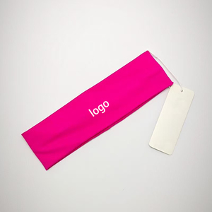Diadema Deportiva Unisex de Nailon de Color Sólido con Logotipo Personalizado, Diadema Elástica de Doble Cara, <span class=keywords><strong>Accesorios</strong></span> de Yoga para <span class=keywords><strong>Mujer</strong></span> - Product Image 4