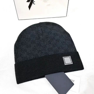 Nuevo Gorro de Punto Jacquard Reversible y Versátil <span class=keywords><strong>para</strong></span> <span class=keywords><strong>Hombre</strong></span> y Mujer, Diseño Otoño-Invierno 2026, con Letra - Product Image 6