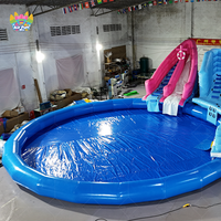 Toboggan aquatique gonflable en promotion avec piscines, jouets aquatiques et parc aquatique gonflable avec piscine