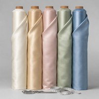 Tissu en Soie de Mûrier Charmeuse Satin Sergé Jacquard Uni Certifié OEKO-TEX Multicolore pour Robes, Vêtements de Nuit, Canapés, Mariages et Confections Personnalisées
