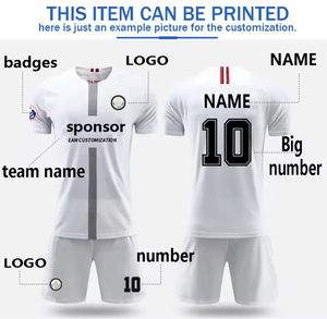 Ropa Deportiva de Fútbol Ligera y Profesional 100% Poliéster para Verano, <span class=keywords><strong>La</strong></span> <span class=keywords><strong>Liga</strong></span>, Campeonato Europeo, Superliga, Servicio OEM - Product Image 2