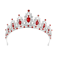 Diadème de Mariage Scintillant en Métal avec Strass et Cristaux pour Femme – Couronne Décorative et Accessoire de Spectacle