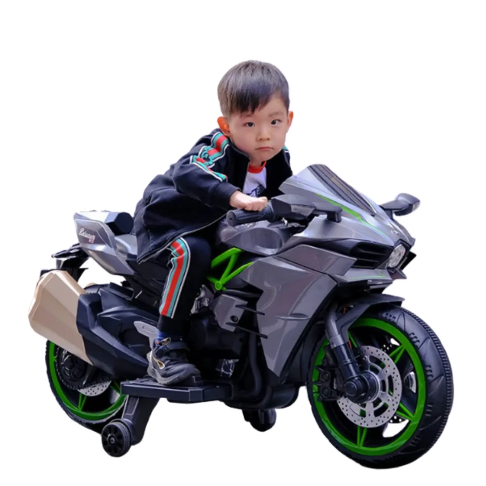 Motocicleta eléctrica de 12V para niños, motocicleta de tres años