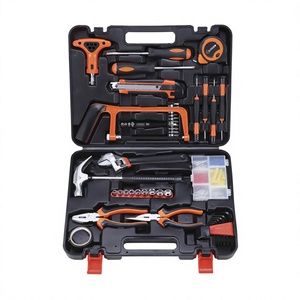 Home Maintenance <b>Tool</b> <b>Set</b> 82-Piece Steel <b>Hand</b> <b>Tools</b> With Adjustable Wrenches And 1/4 In Socket Drive In Hard Case - Product Image 3