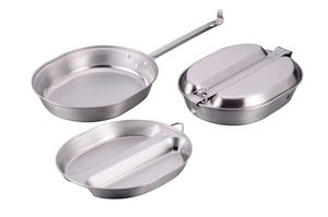 Kit de 2 piezas de tazón y tapa para exteriores, lonchera plegable con asa - Product Image 3