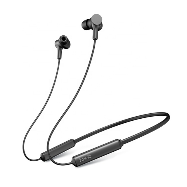 I37S Havit IPX5 Waterproof Wire Less Neckband Neck Headphones Headset Sport Neck Band Earphone Wireless on Neck