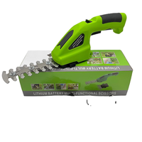 Taille-haie rechargeable double usage, cisailles de taille portables à batterie lithium, tondeuse à gazon à une main, outils électriques de jardin