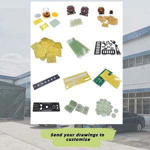 Plaques <span class=keywords><strong>d</strong></span>'isolation en pré-imprégné de fibre de verre G10 FR-4 ignifuges sans halogène, plaques en résine époxy pour applications haute tension, retardateur de flamme - Product Image 2